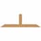 Ekena Millwork Portland Smooth Timber Gable Bracket, Western Red Cedar, 72"W x 24"H x 1 1/2"D x 5 1/2"F, 8/12 Pitch GBW072X24X0206POR00SWR - alternate 1